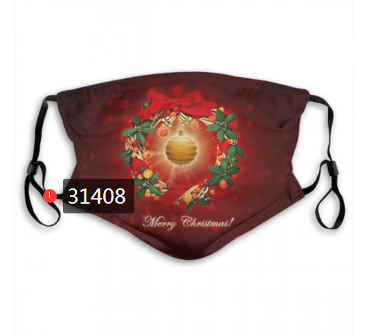 2020 Merry Christmas Dust mask with filter 15->mlb dust mask->Sports Accessory
